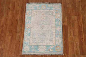 Handmade Oushak Turkish Rug 2x3