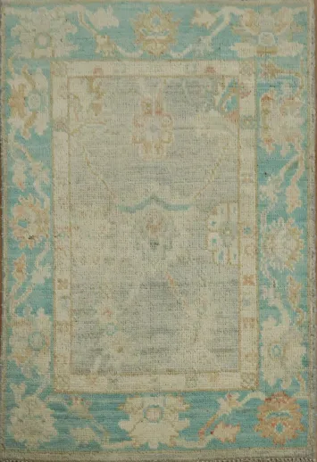 Handmade Oushak Turkish Rug 2x3