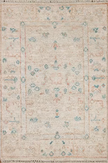 Handmade Oushak Turkish Area Rug 2x3