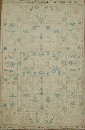 Handmade Oushak Turkish Wool Rug 2x3
