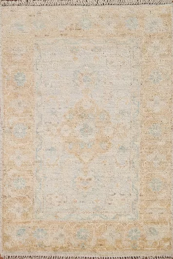 Handmade Oushak Oriental Wool Rug 2x3