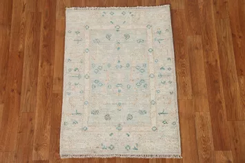 Handmade Oushak Turkish Wool Rug 2x3