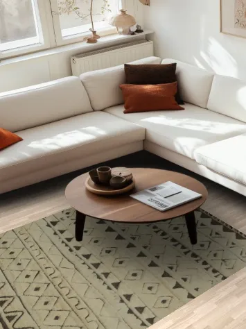 Ethnic-inspired Moroccan Area Rug 5x8 to Elevate Your Space