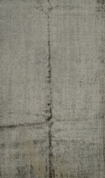 100% Silk Abstract Area Rug 6x8