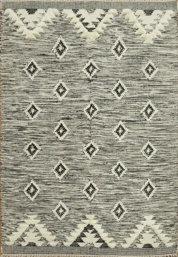 Tribal Kilim Moroccan Area Rug 5x7