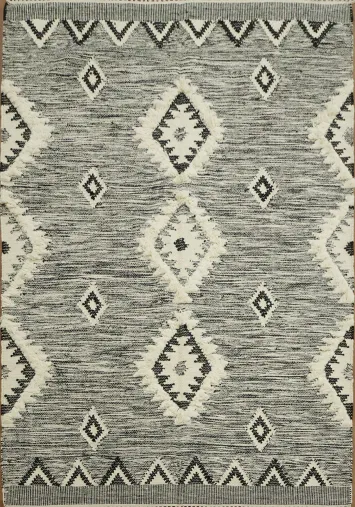 Tribal Kilim Moroccan Area Rug 5x7