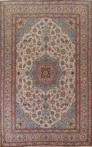 Vegetable Dye Kashan Persian Area Rug 9x13