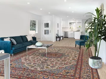 Vegetable Dye Kashan Persian Area Rug 9x13