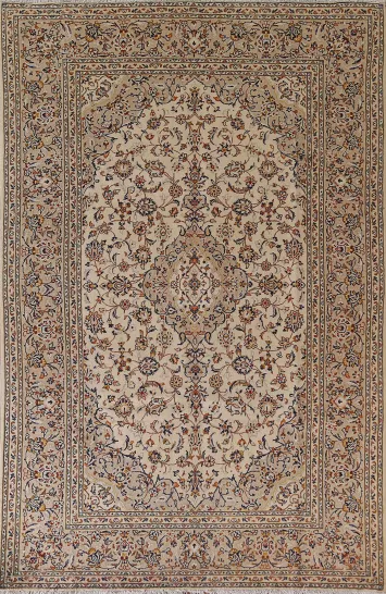 Traditional Kashan Persian Area Rug 6x10