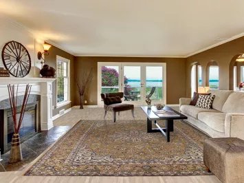 Traditional Kashan Persian Area Rug 10x13