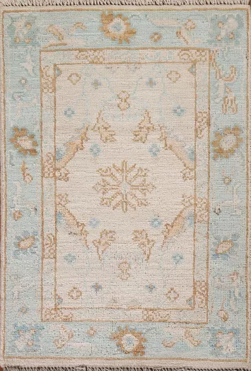 Handmade Oushak Turkish Rug 2x3