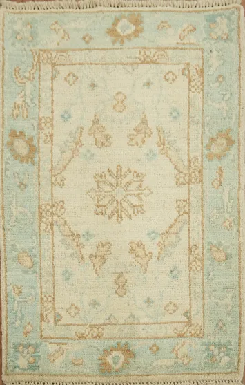 Hand-Knotted Oushak Oriental Rug 2x3