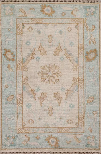 Handmade Oushak Oriental Rug 2x3