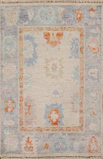 Handmade Oushak Turkish Rug 2x3