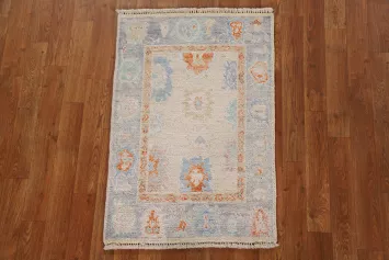 Handmade Oushak Turkish Rug 2x3