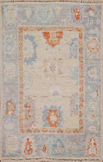 Handmade Oushak Turkish Rug 2x3