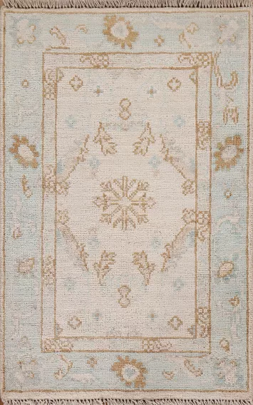 Geometric Oushak Oriental Rug 2x3