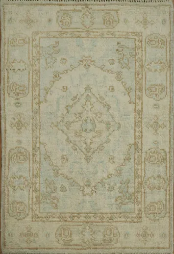 Handmade Oushak Turkish Rug 2x3