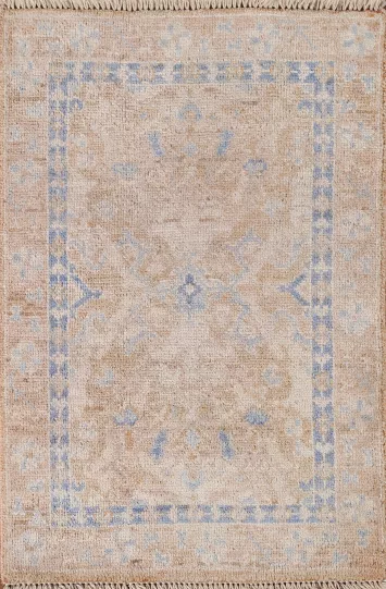 Handmade Oushak Turkish Rug 2x3