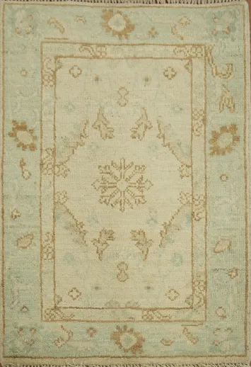 Geometric Oushak Oriental Rug 2x3