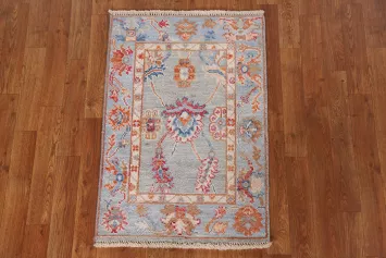 Handmade Oushak Turkish Rug 2x3