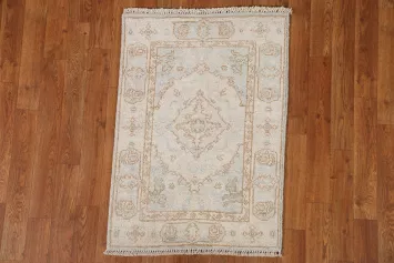 Vegetable Dye Oushak Turkish Rug 2x3