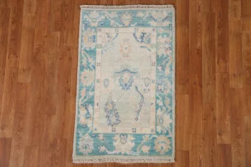 Vegetable Dye Oushak Oriental Rug 2x3