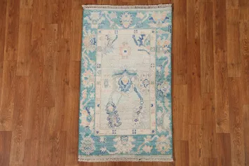 Vegetable Dye Oushak Oriental Rug 2x3