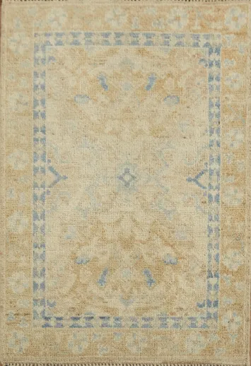 Vegetable Dye Oushak Oriental Wool Rug 2x3