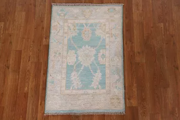 Turkish Wool Oushak Vegetable Dye Rug 2x3