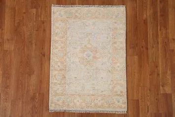 Turkish Wool Oushak Vegetable Dye Rug 2x3
