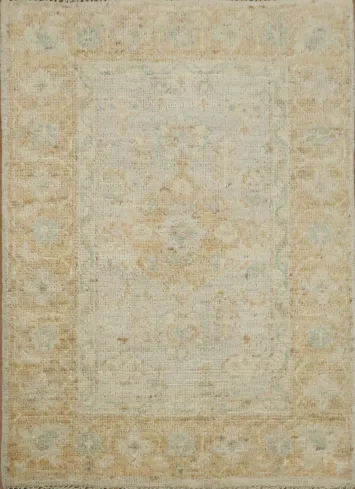 Turkish Wool Oushak Vegetable Dye Rug 2x3