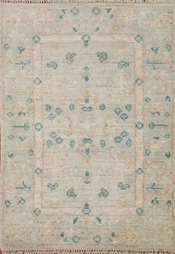 Vegetable Dye Oushak Oriental Rug 2x3