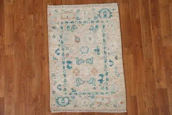 Handmade Oushak Vegetable Dye Rug 2x3