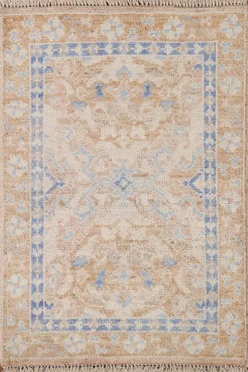 Vegetable Dye Oushak Oriental Rug 2x3