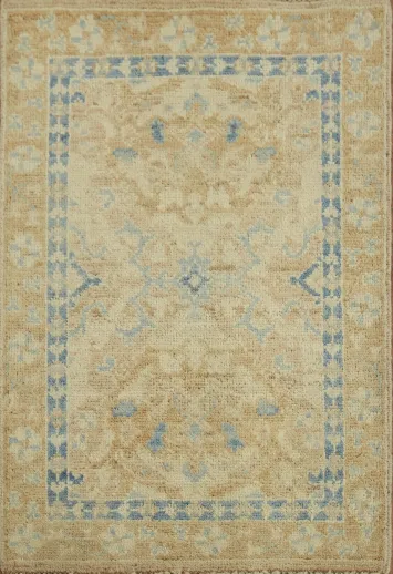 Vegetable Dye Oushak Oriental Rug 2x3