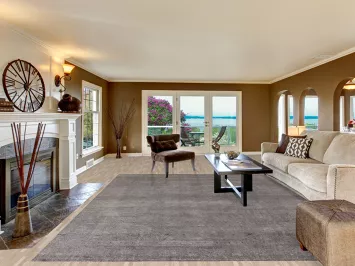 Distressed Tabriz Persian Area Rug 9x13