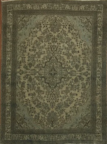 Handwoven Rug with Exquisite Floral Details Area Rug 9x12
