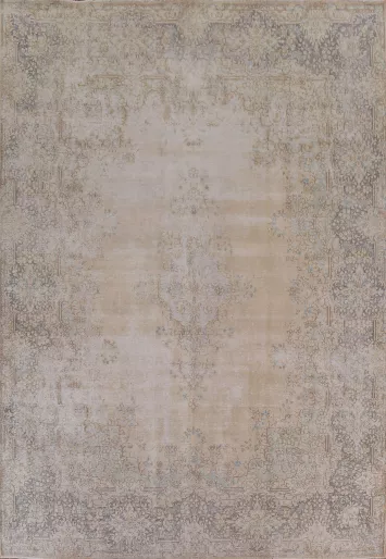 Distressed Kerman Persian Area Rug 10x12