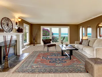 Vegetable Dye Heriz Oriental Area Rug 9x12