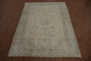 Refined Tabriz Persian Area Rug 10x13 with Subtle Vintage Charm