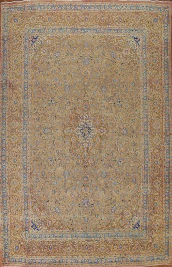 Traditional Kashan Persian Area Rug 10x13