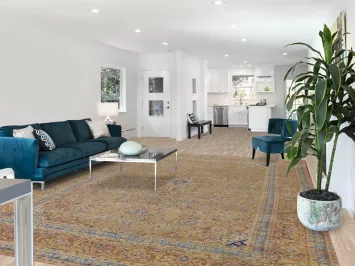 Traditional Kashan Persian Area Rug 10x13