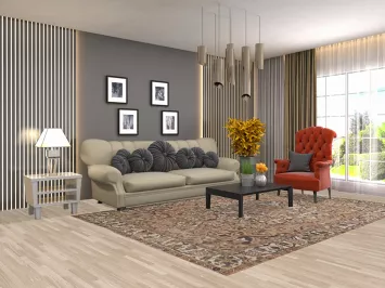 Bakhtiari Persian Area Rug 7x10