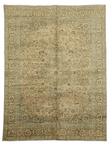 Traditional Mashad Persian Area Rug 9x12