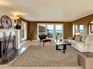 Traditional Kashan Persian Area Rug 10x13