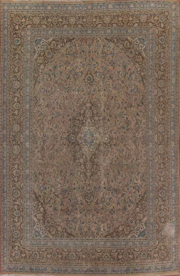 Traditional Kashan Persian Area Rug 9x13