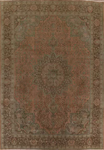 Vintage Tabriz Persian Area Rug 10x13