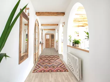 Geometric Moroccan Runner Rug 3x10