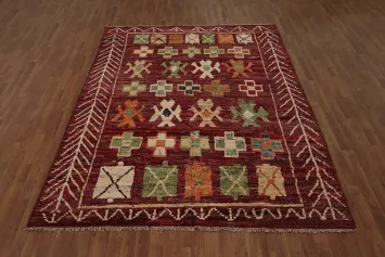 Geometric Moroccan Area Rug 7x10